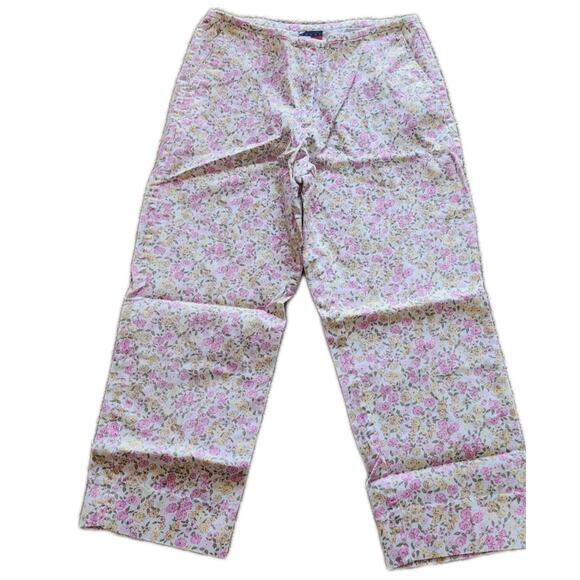 Tommy Hilfiger ladies size 10 capri pants floral - Picture 1 of 5
